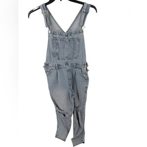Women's Blue Denim Overalls